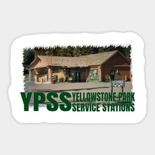 YPSS - Lake - Yellowstone Park Service Stations Sticker